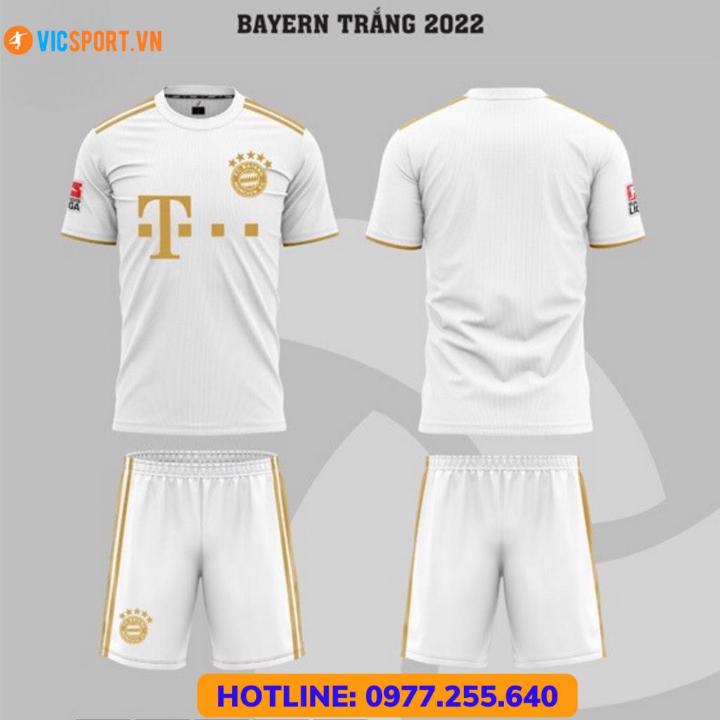 Áo Bóng Đá, Quần Áo Đá Banh CLB Bayern mùa 2022-2023 Thun Lạnh - Vicsport