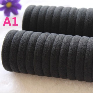 Set 24 dây thun buộc tóc màu trơn thời trang