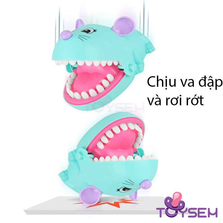 Đồ chơi chuột cắn tay Toysem cho trẻ em từ 3 tuổi trở lên rèn luyện tính nhanh nhẹn cho bé - Quà tặng sinh nhật cho bé