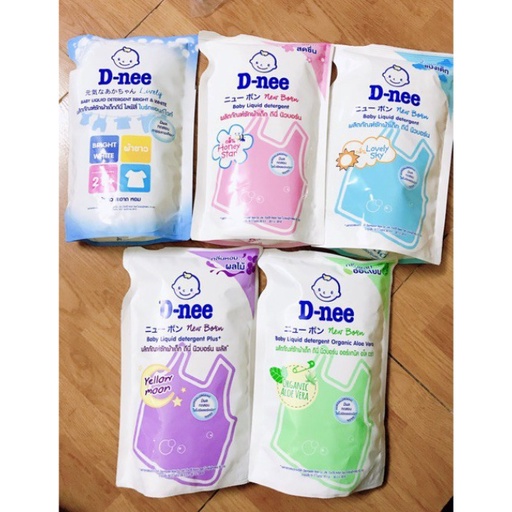 Nước giặt D-nee Thái Lan cho em bé dạng túi 600ml