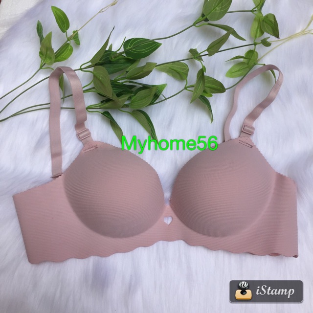 áo ngực su vân ngang ko gọng chất cực đẹp- su tim