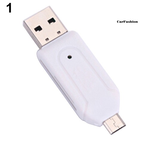 Đầu Đọc Thẻ Nhớ Chs2 Trong 1 Usb Otg Micro Usb Tf Sd Cho Pc Phone