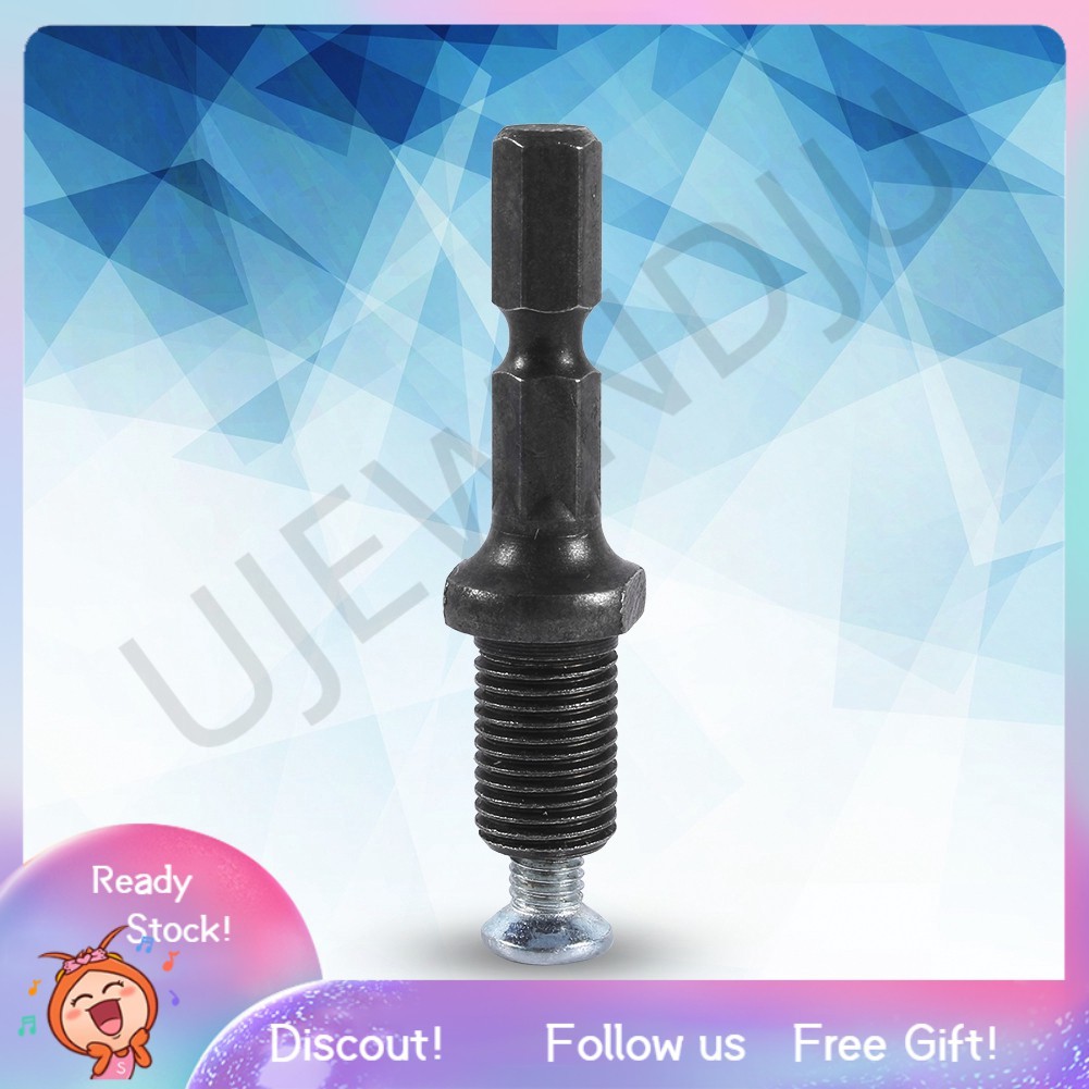 [Ready Stock] Đầu chuyển đổi máy khoan lục giác 3/8&quot;-24UNF kèm đinh ốc