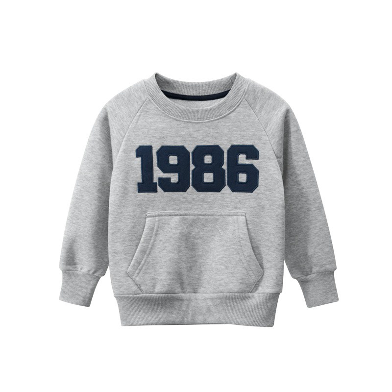 Áo số 1986 lót lông siêu ấm hàng Quảng Châu Áo nỉ bông trẻ em