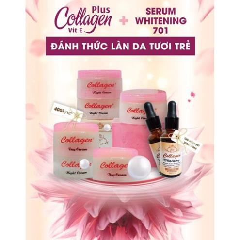 Combo serum và Bộ kem colagen Plus Vit e ---a | BigBuy360 - bigbuy360.vn