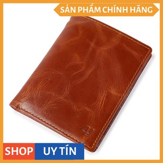 Ví Nam Da Bò Pull Up 4U Dáng Đứng FB243
