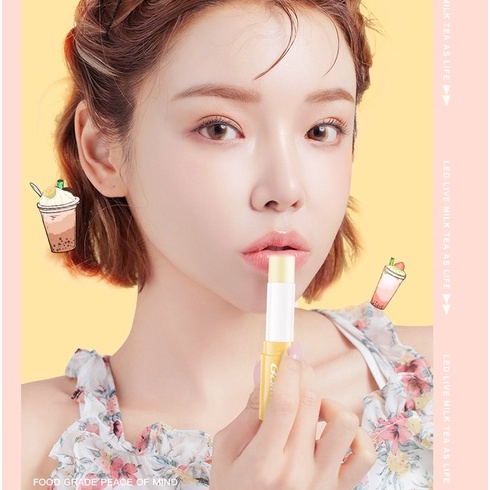 [Hàng mới về] Son dưỡng môi LEYU hương trái cây không nhờn cao cấp