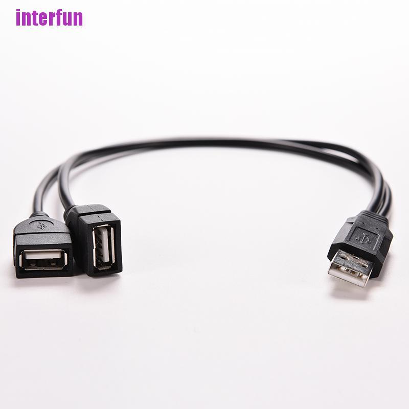 Dây Cáp Chia 2 Cổng Usb 2.0 A Male Sang Usb Girl Y