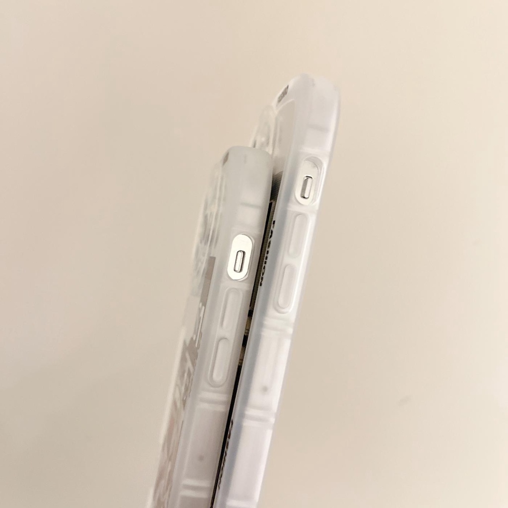 Ốp Điện Thoại Tpu Dẻo Trong Suốt Họa Tiết Robot Thời Trang Cho iPhone 13 12 mini 11 Pro xs max xr 7 / 8plus