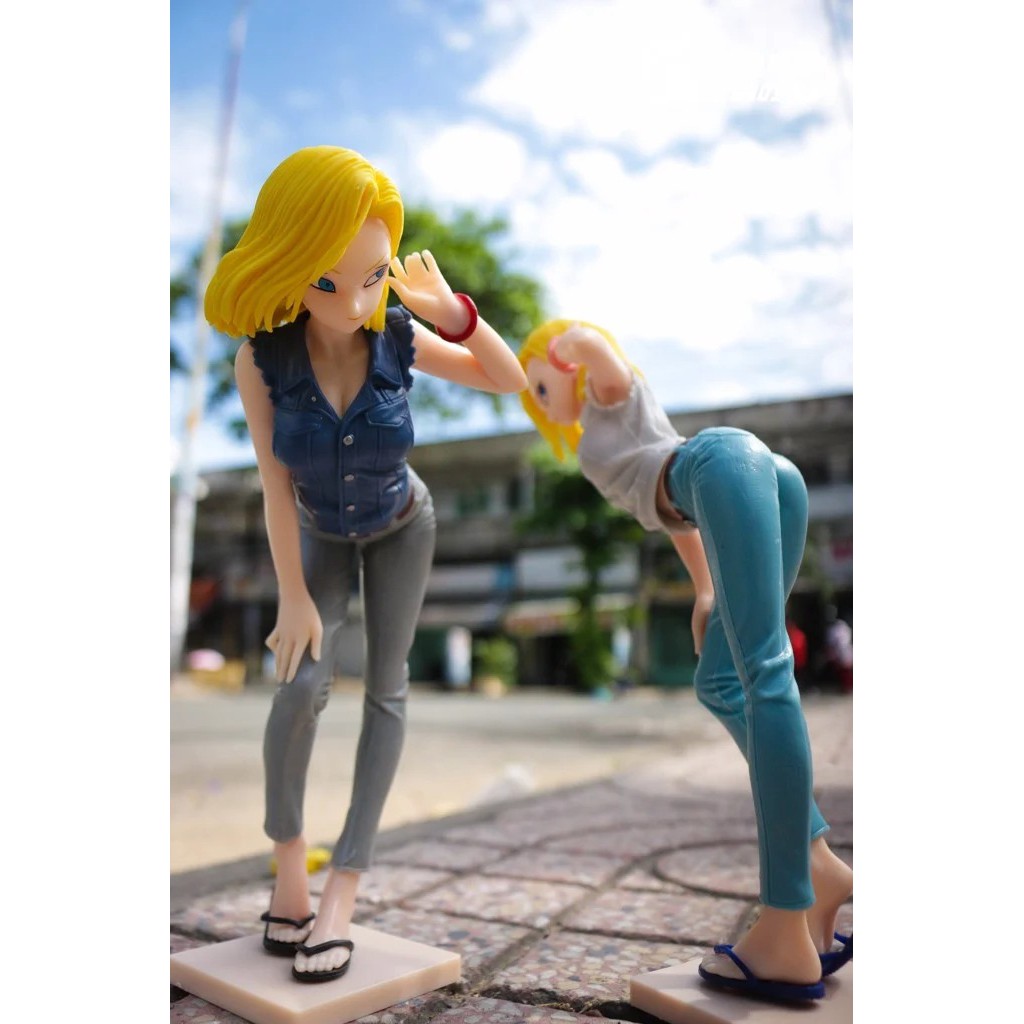 MÔ HÌNH NHÂN VẬT DRAGON BALL POC ANDROID WHITE 18 23CM 6631