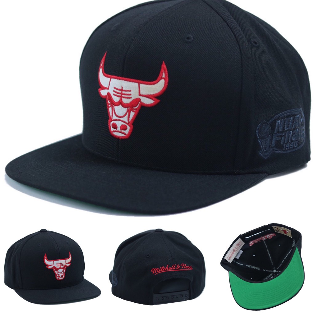 Nón hiphop - Mũ snapback NBA Chicago Bulls Mitchell and Ness Xuất Dư Cực Xịn, [VNXK]