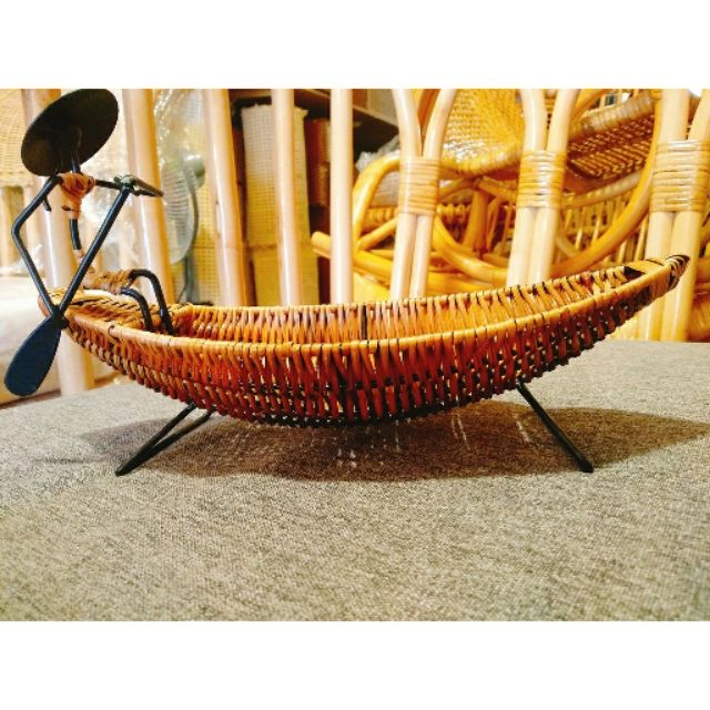 Thuyền đan mây size lớn