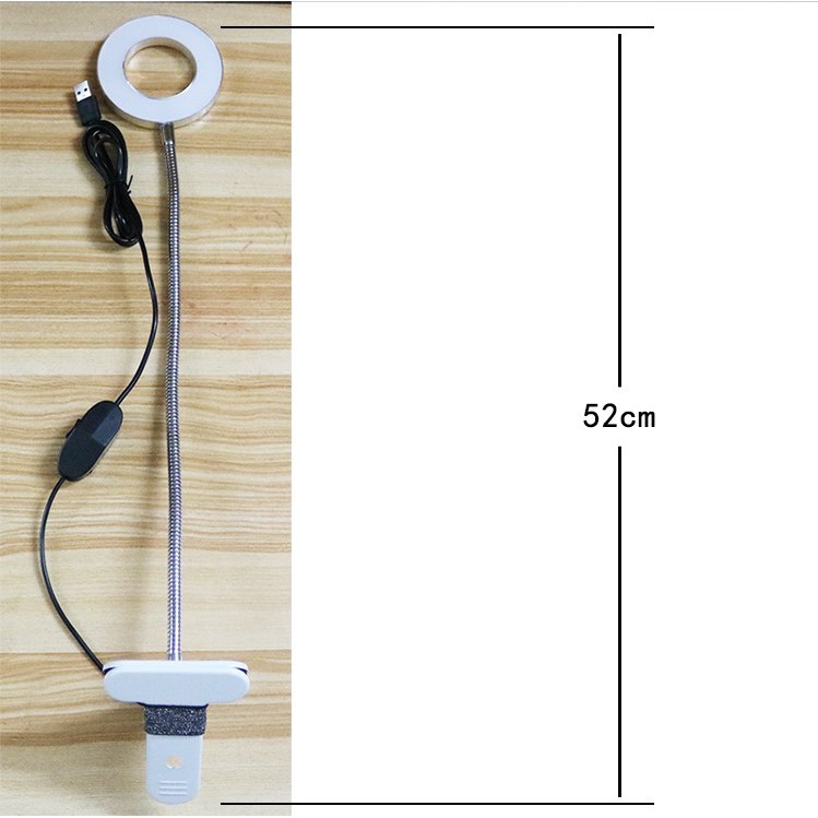 Đèn led kẹp 2 chế độ ánh sáng dùng phun xăm làm dạo livetrym
