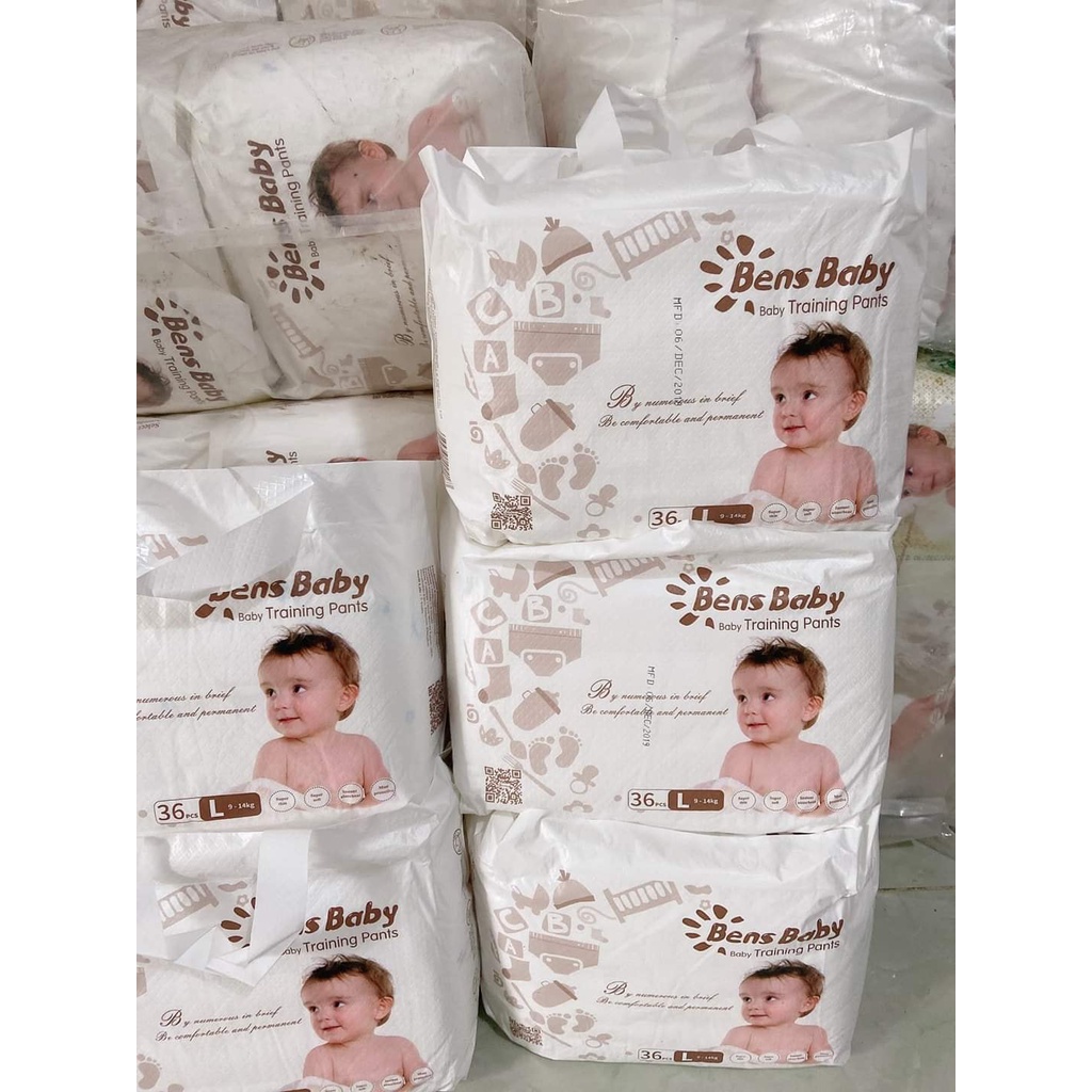 Bỉm Quần Bens Baby Full Size M40/L36/XL32/XXL30