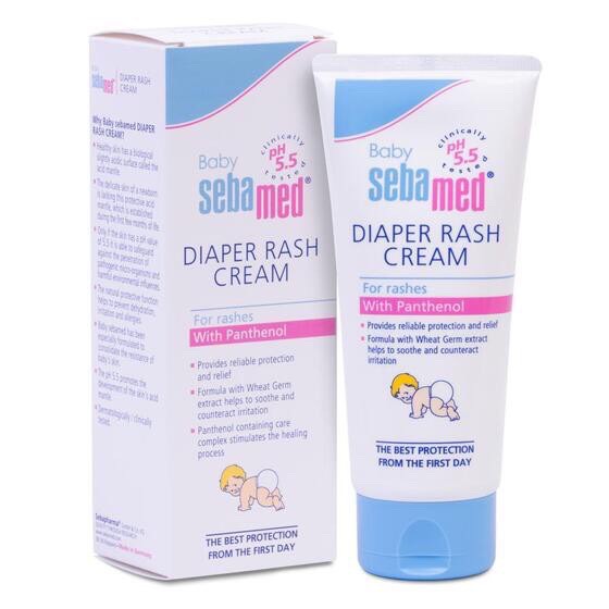 Kem Chống Hăm Cho Bé pH 5.5 Baby Sebamed Diaper Rash Cream tuýp 50ml