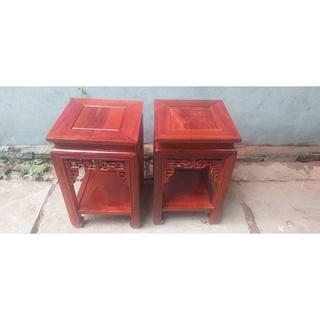 Đôn vuông gỗ lim