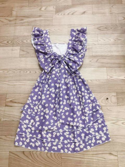 🌻🌻🌻 BIGSIZE ĐẦM HOA CÚC LƯNG NƠ