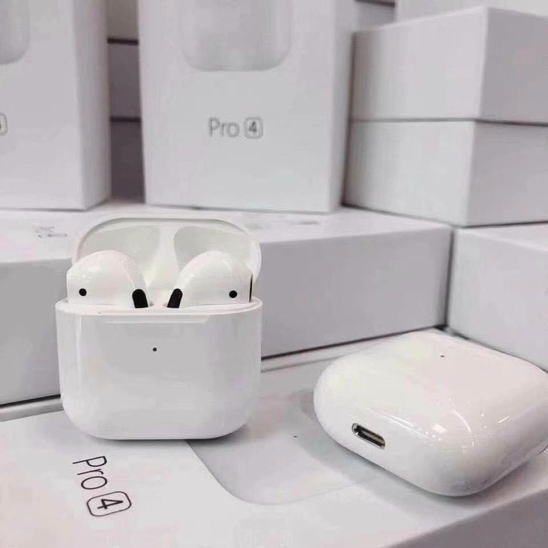 Tai Nghe Bluetooth 5.0 Không Dây Mini Pro 4  Tai nghe nhét tai bluetooth Phiên Bản Cao Cấp 2022