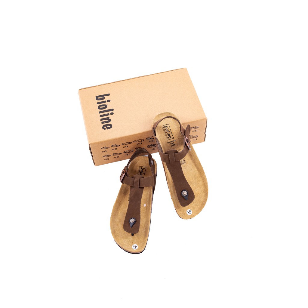 [DA BÒ THẬT CAO CẤP] Dép xỏ ngón sandal Bioline hàng xuất dư dành cho nam nữ | BigBuy360 - bigbuy360.vn