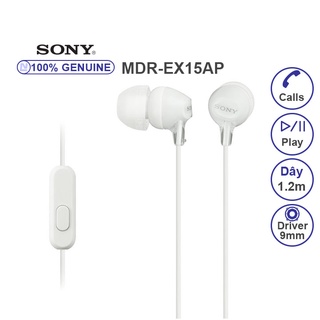 NEW Full box - Sony MDR-EX15AP Tai nghe nhét tai có dây - Micro