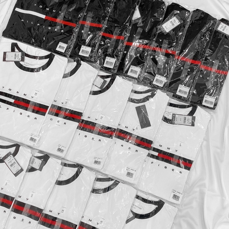 Áo Thun TOMMY HILFIGER Signature Stripe Logo