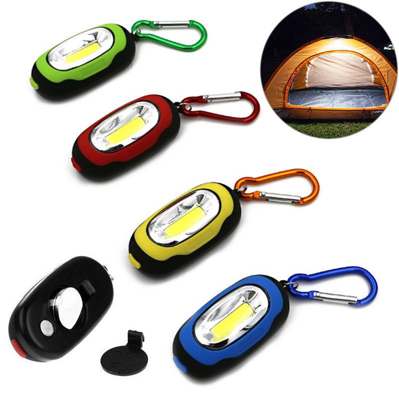 Móc khoá đèn pin mini treo lều cắm trại