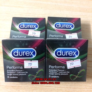 Bao cao su Durex Performa - kéo dài thời gian yêu