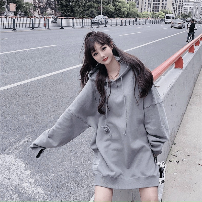 (HCM) Áo khoác nỉ nữ form rộng nón to siêu hot - phong cách thời trang nữ siêu xinh , hot hit cho các chị em KME FASHION