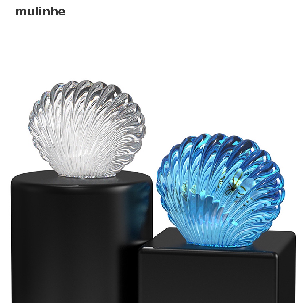 Khuôn làm nến thơm thủ công hình vỏ sò 3D bằng silicone tiện lợi dành cho trang trí nhà cửa