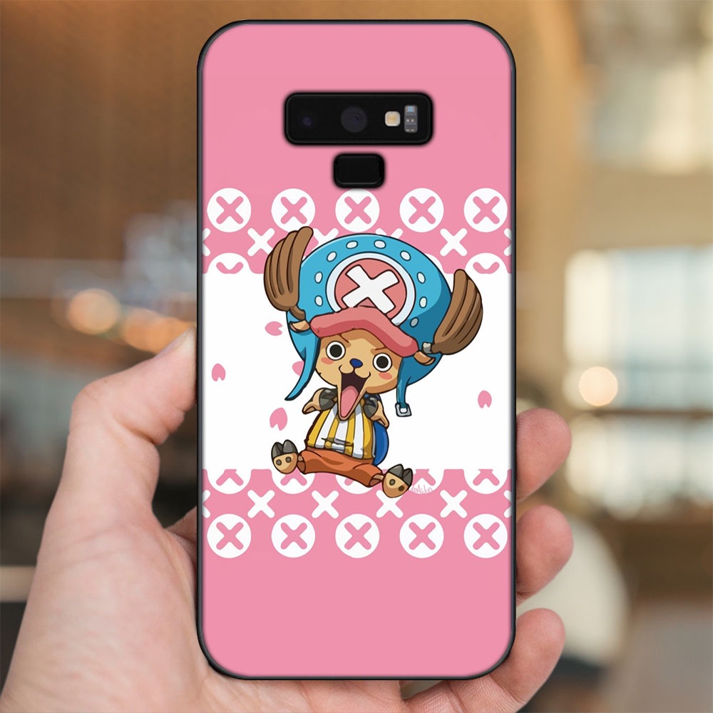Ốp lưng Samsung Note 9 viền đen in hình Chopper One Piece Đảo Hải Tặc