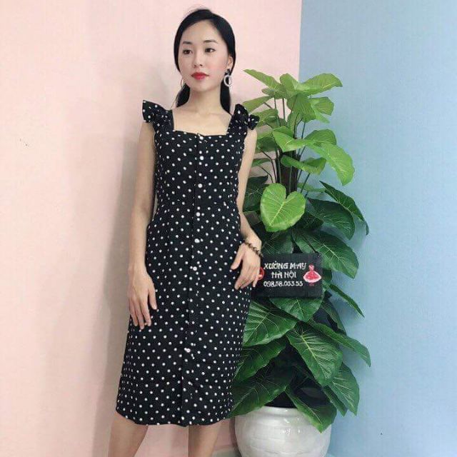 Váy chấm bi siêu xinh