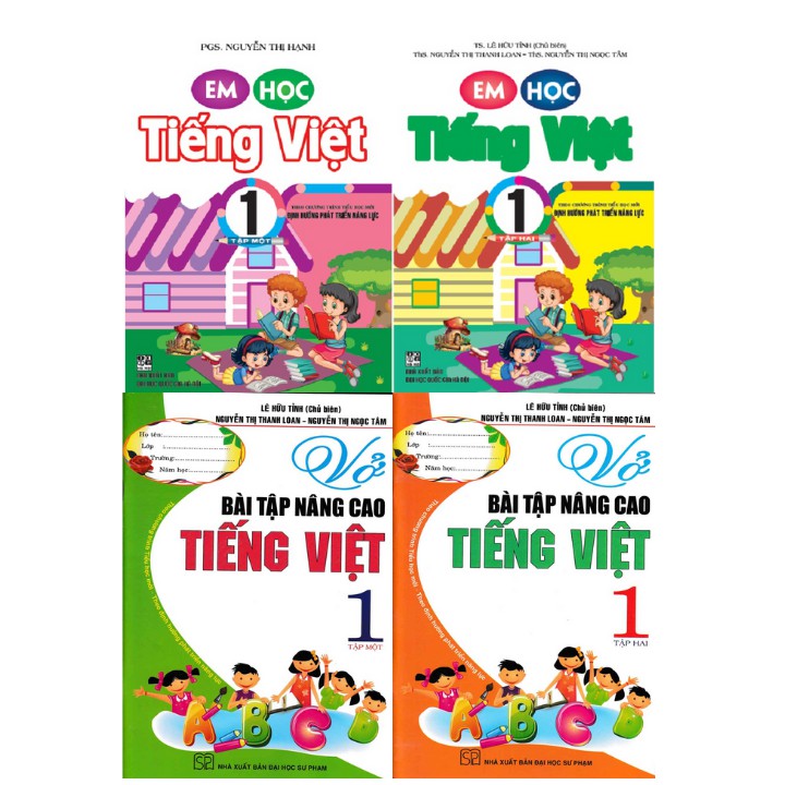 Sách - Combo Sách Tham Khảo Môn Tiếng Việt Lớp 1 Theo Chương Trình Tiểu Học Mới Định Hướng Phát Triển Năng Lực (4 Cuốn)