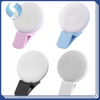 Đèn Led Tròn Mini Kẹp Điện Thoại Hỗ Trợ Chụp Ảnh Tự Sướng