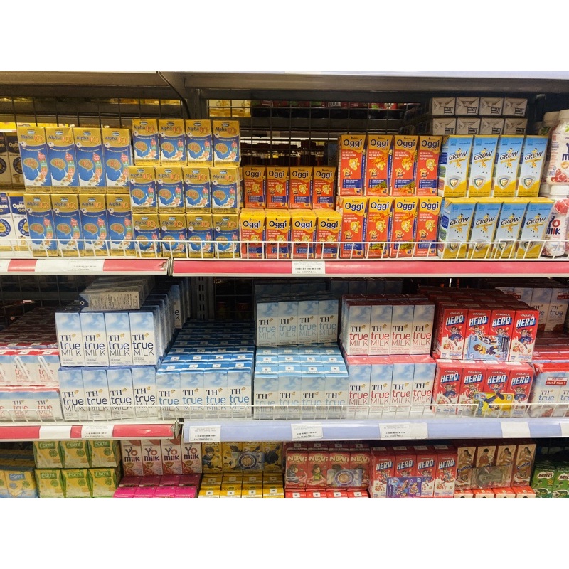 Thùng 48 hộp Sữa tươi TH True Milk 180ml có đường/ ko đường/ ít đường hsd 2024
