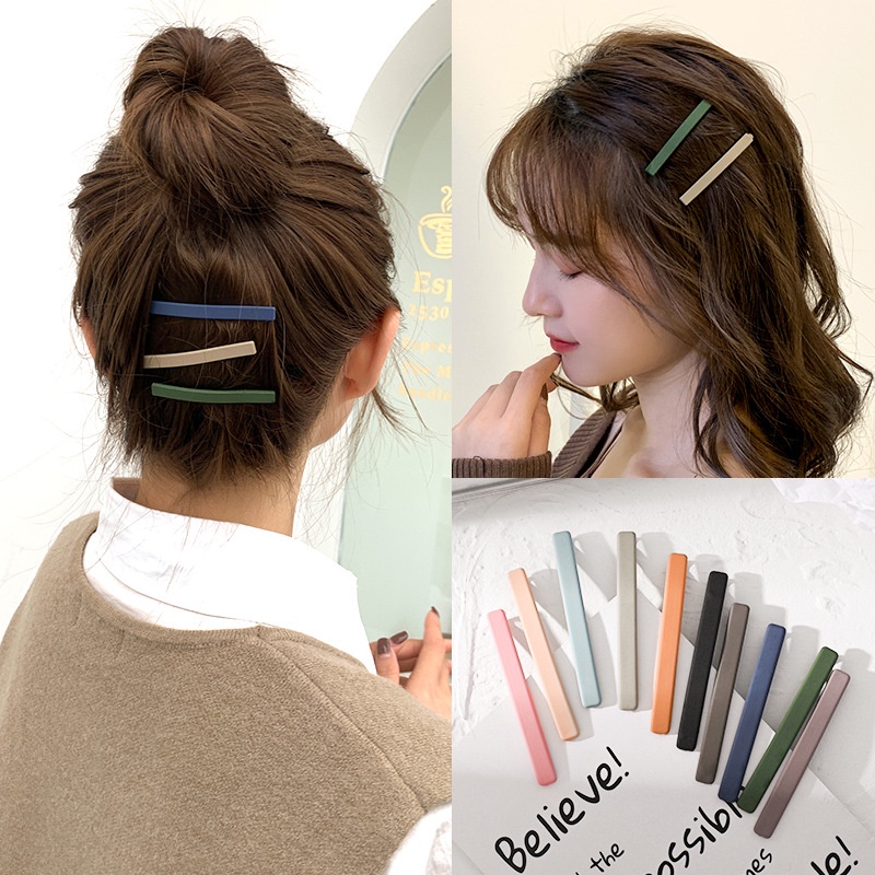 cute Kẹp Tóc Mái Ngang Đơn Giản Đa Năng Thời Trang Mùa Hè Hàng Mới Dành Cho Bạn Nữ set kẹp tóc hàn quốc kẹp càng cua nơ kẹp tóc mái kẹp tóc càng cua cặp tóc kẹp nơ kẹp mái phụ kiện tóc