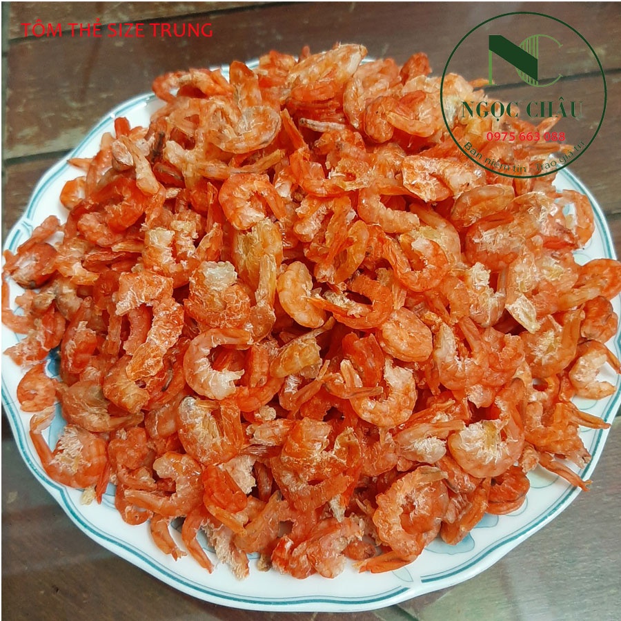 Tôm khô Cà Mau – Tôm thẻ làm thủ công loại 2 (500GR)