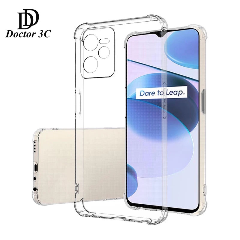 Ốp điện thoại mềm trong suốt chống sốc cho Realme C53 C55 C35 C33 C30s C30 C25s C25 C25y C21 C21y C20 C17 C12 C15 C11 C3 C2 Narzo 50A Prime 2023 4G 5G