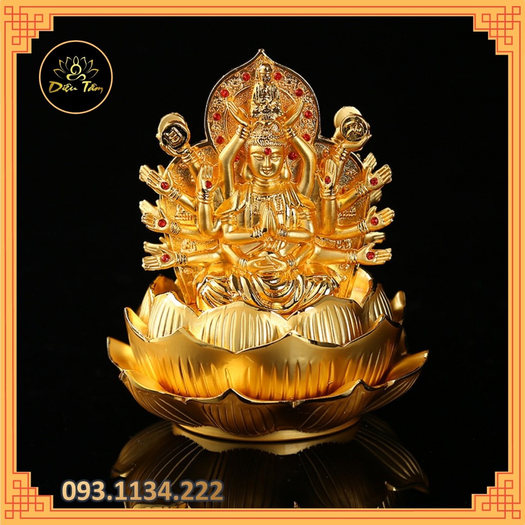 Tượng phật bồ tát ngàn tay ngàn tay ngàn mắt, tượng phật di lặc, tượng phật quan âm để xe ô tô