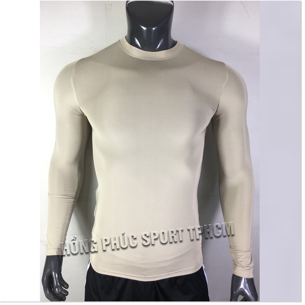 Áo giữ nhiệt nam, áo body tay dai the thao nam