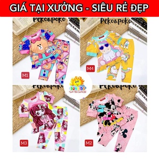 Xả lẻ size🔥loại 1🔥gbnd5 20-40kg đồ bộ quần dài tay ngắn bé gái size đại thun lạnh 3d