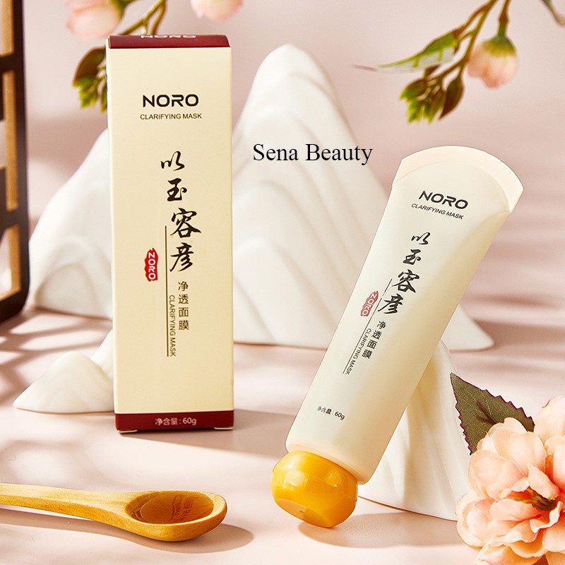 Mặt Nạ Lột Mụn Đầu Đen và Se Khít Lỗ Chân Lông Noro Clarifying Mask 60G
