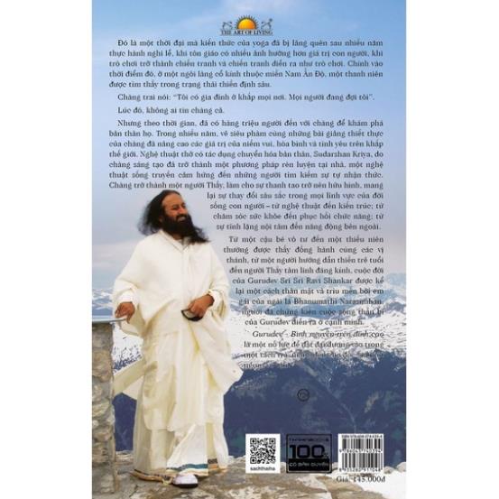 Sách - Gurudev – Bình nguyên trên đỉnh cao: Cuộc đời của Sri Sri Ravi Shankar