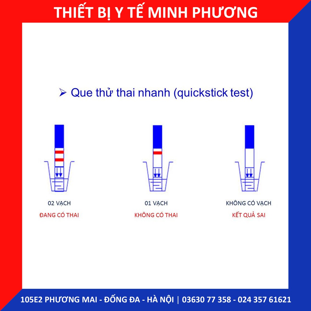 [CHÍNH HÃNG] Que thử thai QUICKSTICK Mỹ