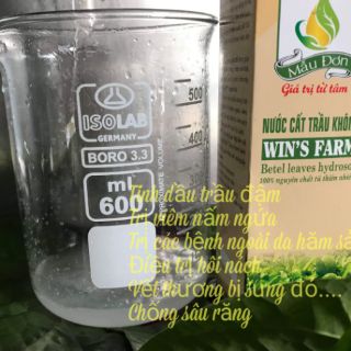 Nước cất lá trầu không