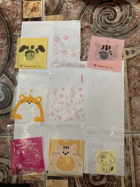 Set 97-100c Túi đựng bánh quy 7*7