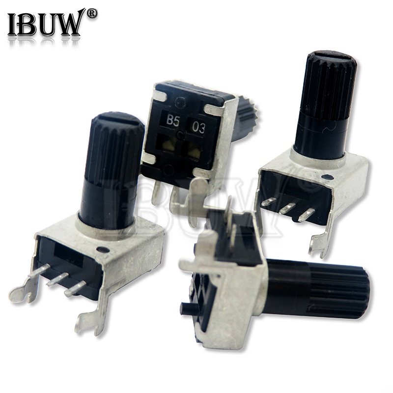 Bộ 10 Chiết Áp RV09 Ngang12.5Mm 5k 10k 50k 100k 0932 3pin