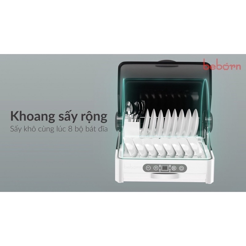 Máy Sấy Bát Đĩa Có Chức Năng Diệt Khuẩn Bằng Tia UVC - 35L - Z215BB