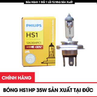 Bóng Đèn Halogen Xe Máy Siêu Sáng HS1HP Đức 35W Ánh Sáng Vàng