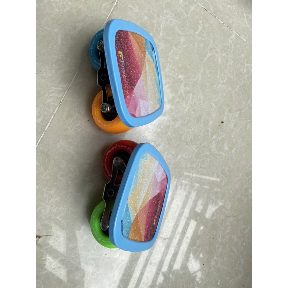 VÁN TRƯỢT FREELINE SKATE SẮT BO XANH DƯƠNG  BO TỰ CHỌN