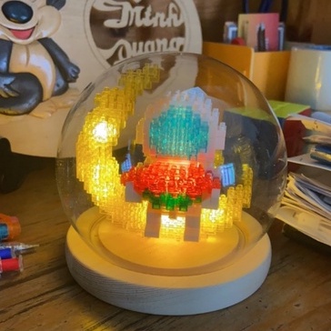 Khối xây dựng Disney 3D-Bộ mô hình lắp ráp Động Vật hoạt hình dễ thương 3D-Đồ chơi phát triến trí tuệ